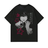 ROMWE Anime Men's Summer Casual Short Sleeve T-Shirt, Hoodie, Sweatshirt S-3XL, Streetwear & Underwear