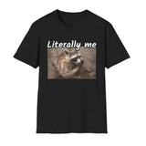 Raccoon Shirt, Literally Me Shirt, Raccoon Meme Shirt