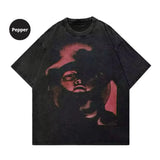 Red Graphic Face T Shirt, Sweatshirt, Hoodie Gift For Women Top Womenswear Underwear Humen