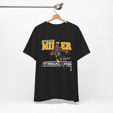 Reggie Miller Indiana Mitchell Ness Vtg Premium Blend Graphic T-Shirt, Gift For Fan