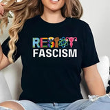 Resist Fascism Shirt, RBG Quote Shirts, Graphic Tees Women, Ladies Clothes for All Seasons For Men, For Women