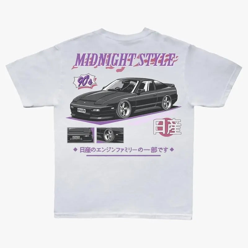 Retro Anime JDM t-shirt, Vintage Car t-shirt, Car Lover Gift, Unisex, Menswear, Best Gift for Him, Street Racing Shirt, Gift For Boy Friend