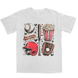 Retro Baseball Season Graphic Shirt,  Vintage Sports Game Day TShirt, Baseball Mama Tee Womenswear Top Streetwear