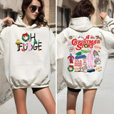 Retro Christmas Sweatshirt Movie Story, Christmas 90s Movie Shirt, Holiday Movies Friends Hoodie, Unisex Sweater Pullover Tee Cotton Fit Polyester