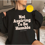 Retro Groovy Not Aspiring to Be Humble Kammala Feminist Shirt, Gift for Her Feminist, Madam Shirt