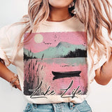 Retro Lake Day Tshirt Sweatshirt, Summer Vibes Shirt, Summer Beach Shirt, Summer Vacation Sweatshirt, Unisex Sweater Pullover Tee