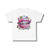Retro Lips Vibe Grillz Graphic Tee, Sweatshirt, Hoodie Size S-3XL,Gift For Women Top Womenswear Underwear Humen