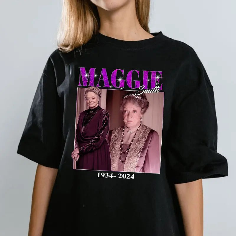 Retro Maggie Smith Shirt, Sweatshirt, Maggie Smith Vintage Shirt, Movie Character Tee, Maggie Smith Memorial Shirt