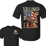 Retro Trummpp Hunting With Bush Light Beer T-Shirt, Trummpp and Your Hunt Deer, Hunter Trummpp T-Shirt Gift for Trummpp Supporter, StreetwearFashion Casual Classic