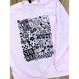 Retro Western Graphic Pullover