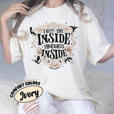 Ridoc Quest Squad Shirt, I Kept The Inside Thoughts Inside Tee, Onyx Storm Fourth Wing Shirt For Fans, Bookish Gift, Trendy