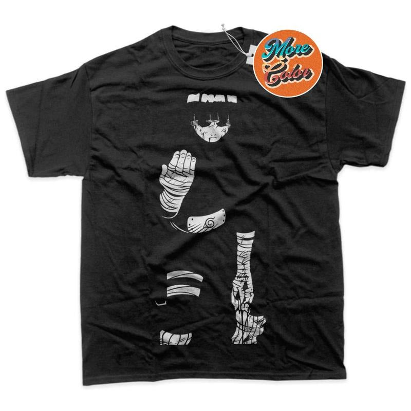 Rock Lee Shirt, Naruto Anime Shirts, Cotton Unisex T-shirt, Crew Neck, Size S- 3XL, Menswear Top, Womenswear Top Underwear Streetwear