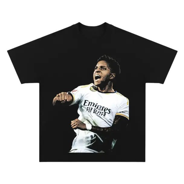 Rodrygo Y2k T-Shirt, Rodrygo Graphic Tees, Unisex Soccer Shirt, Sport Merch, Gift For Fan, Cotton comfort Menswear Womenswear Streetwear