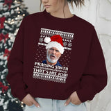 Roy Keane Christmas Sweatshirt,hoodie,tshirt, Manchester Christmas Printed Jumper hoodie, Roy Keane Praising Santa for Doing His Job Top, Football Lovers Gifts