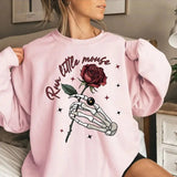 Run Little Mouse Sweater, Book Lover, Haunting Adeline Merch, Smutty Sweater, Cat And Mouse Duet Hoodie, Zade Meadows Sweatshirt, Bookish Pullover Te