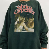 Sab.Rina Vintage 90s Sweatshirt, Sab.Rina World Tour Shirt, Carpenter Graphic Shirt, Trendy Shirt For 2024, Full Sizes, Full Colors, Unisex T-shirt for Men and Women, Classic Menswear, Womenswear Top Collar