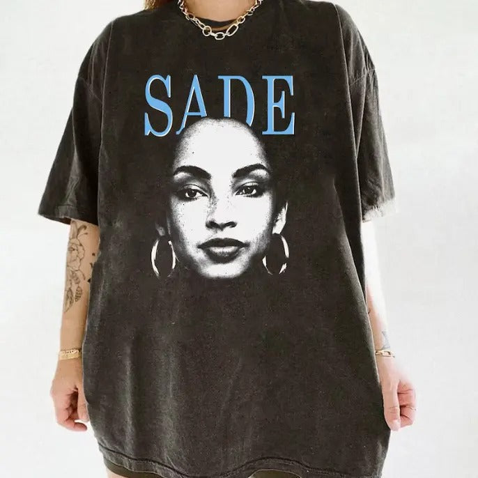 Sade 90s Vintage Shirt, Music Fans shirt, Sade Concert Shirt