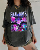 Saja Boys - Demon ver | KPop Demon Hunters Comfort Colors Unisex Tshirt For Fan, KPop Demon Hunters Retro Bootleg Shirt, Celebrity Crush Movie Merch
