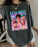 Saja Boys - KPop Demon Hunters Comfort Colors Unisex Tshirt For Fan, KPop Demon Hunters Retro Bootleg Shirt, Celebrity Crush Movie Merch