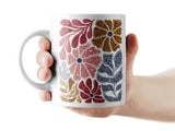 [Sale Up To 50%] F*ck Trump Floral Mug, Democrat Activist Gift, Feminist Drinkware