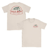 [Sale Up To 60%] Ole Boy Bass in Pursuit T-Shirt - Classic Fishing Graphic Tee, Premium Cotton, Vintage Outdoor Style, Perfect for Anglers, Bass Fishermen & Casual Wear Top Menswear Man Crewneck Tropical