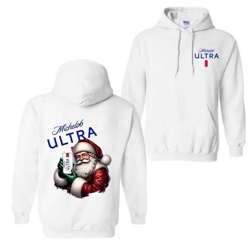 Santa Michellob Ulltra Hoodie, Christmas Michellob Ulltra Hoodie, Trending Beer Tee, Merry Christmas Michellob Ulltra Tee, Christmas Gift, For Men, For Women