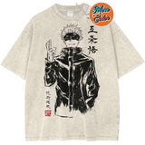 Satoru Gojo Shirt, Jujutsu Kaisen Anime Vintage Shirts, Cotton Unisex T-Shirt, Crew Neck, Size S- 3XL, Menswear Top, Womenswear Top Underwear Streetwear