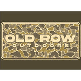 Old Row Outdoors 80s Camo Pigment Dyed Premium Hoodie