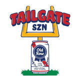 Ribbon Beer Tailgate SZN Pigment Dyed Premium Hoodie