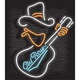 Country Cowboy Neon Pocket Tee