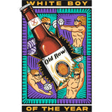 White Boy Of The Year Volleyball Pocket Tee