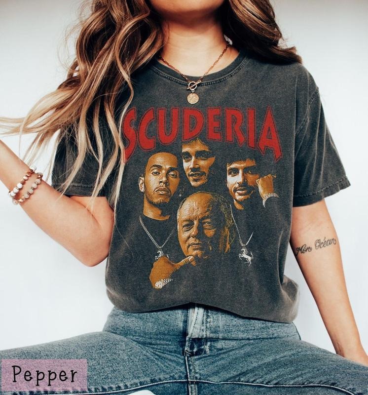 Scuderia Parody Comfort Colors Shirt, Scuderia F1 Team Parody Graphic Tee, Leclerc Meme Shirt, Sainz Junior Meme Shirt, Hamilton Meme Shirt