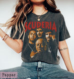 Scuderia Parody Comfort Colors Shirt, Scuderia F1 Team Parody Graphic Tee, Leclerc Meme Shirt, Sainz Junior Meme Shirt, Hamilton Meme Shirt