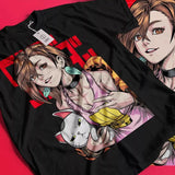 Seiko Ayase Dandadan T-Shirt Anime Cosplay Momo Okarun Unisex Shirt Gift