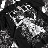 Serial Experiments Lain T Shirt, Science Fiction Anime Graphic Tee Men & Women