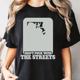 SesameStreet Shirt,  Support For Sesame Tee Shirt, Muppet Shirt,  Don't F*ck With The Streets, Cookie Monster Tshirt, Anti Trump