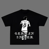 Shadow Series Kroos Sniper T-Shirt, Kroos Vintage Tee, Unisex Soccer Shirt, Graphic Tees, Menswear Womenswear Streetwear