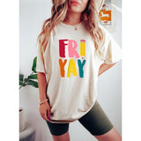 Shirt T-Shirt\ Fri Yay Teacher T-Shirt, Funny Teacher Tshirt, Friyay Shirt, Teacher Shirt, Weekend Shirt, Cute Teacher Friday Shirt