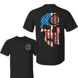 Sig Sauer American Flag 2 Sided T-Shirt, Unisex Short Sleeve Casual 100% Cotton, Top Menswear, Tactical Gear, Gun Lover