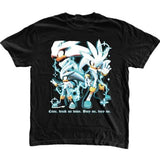 Silver the Hedgehog Bury Me T-Shirt, Adventure Shirt, Unisex Vintage Graphic Tees Gothic Grunge Y2k Emo Scene Amity Affliction