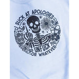 Skeleton Apologies Graphic Tee