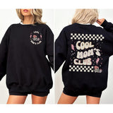 Skeleton Cool Mom Club Shirt Sweatshirt Hoodie, Trendy Family Matching Outfit, Cool Mom Shirt, Mothers Day Gift, Spooky Shirt, Family Sweatshirt