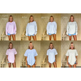 Skeleton Summer Vibes Graphic Top