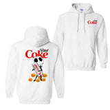 Skellington Diet Coke Halloween 2 Sided Hoodie T-Shirt, Diet Coke Hoodie For Men And Women