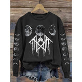 Sleep Token -  Moon Phase Print Vintage Sweatshirt - Hoodie, Gift For Fan Sleeves With Designs