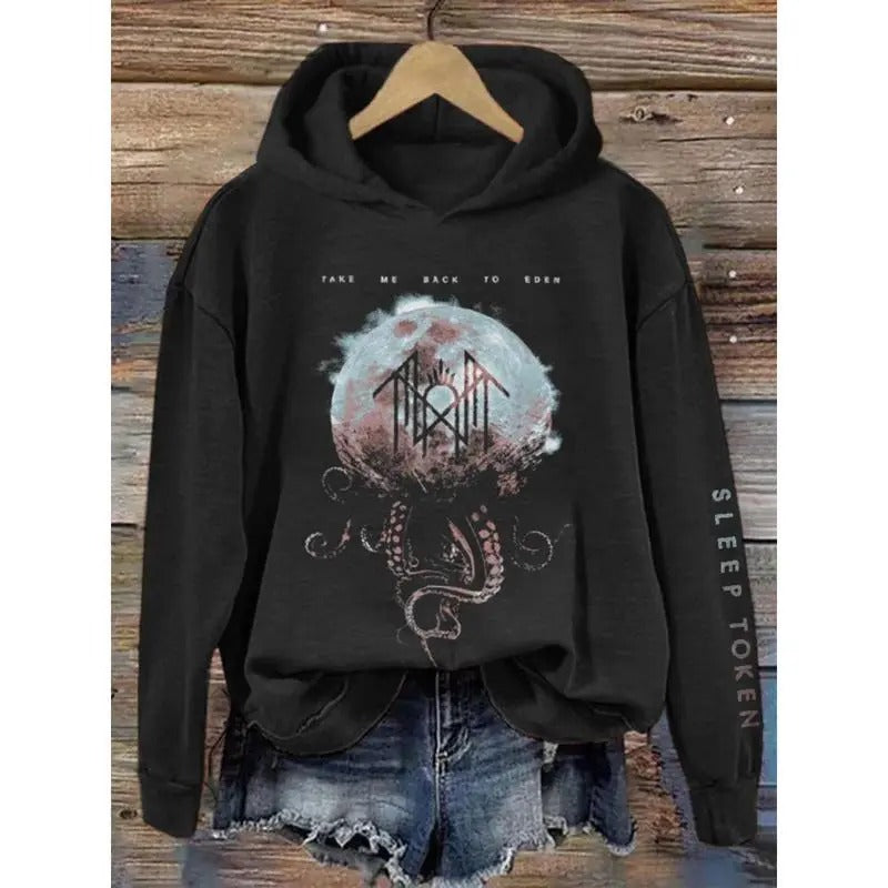 Sleep Token - Tentacle Logo Print Vintage Sweatshirt - Hoodie, Gift For Fan Sleeves With Designs ste