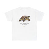 Slow Motion Turtle Shirt, Casual Cotton Retro T-Shirt, with Vintage Graphic Design for Men and Women, Top Menswear