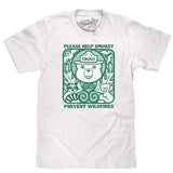 Smokey Bear Prevent Wildfires T-Shirt - White