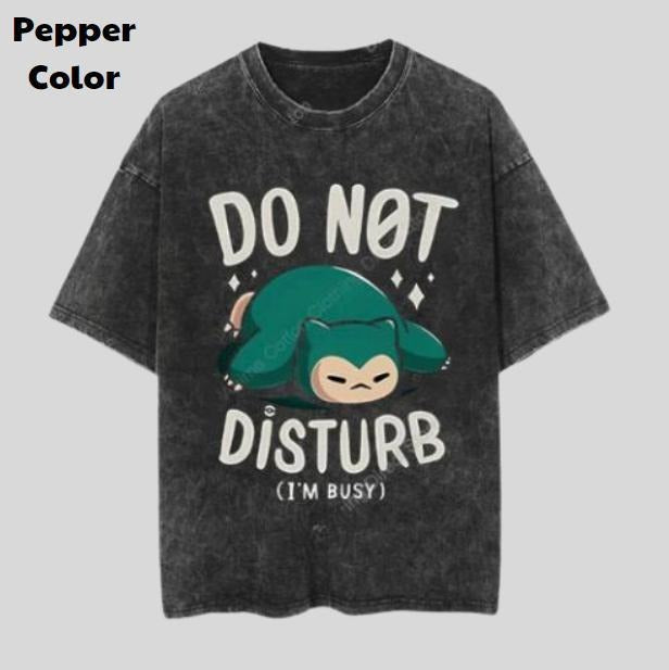 Snorlax Do Not Disturb Vintage Tee, Snorlax T-Shirt, Pokemon Graphic Tees, Unisex Anime Shirt, Sweatshirt, Gym Shirt Menswear Womenswear Streetwear