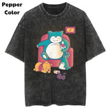 Snorlax Relax Vintage Tee, Snorlax T-Shirt, Pokemon Graphic Tees, Pokemon Shirt, Unisex Anime Shirt, Menswear Womenswear Streetwear